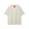 Biege oversized drop shoulder T-shirt